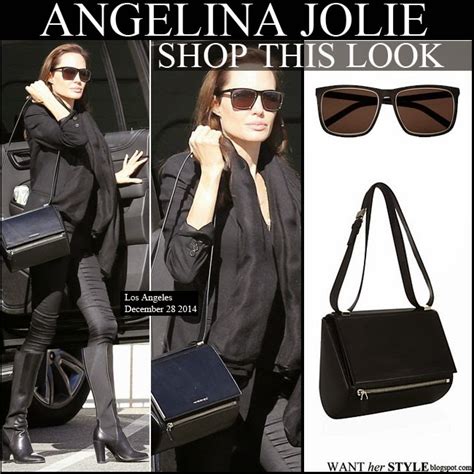 angelina jolie black crossbody givenchy